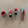 Juego de vino Fuhuafei traje de abridor de botellas de cuatro piezas cuchillo de caballo vertedor juego de tres piezas tapón de vino de dos piezas