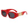 Gafas de Sol Retro Europeas y Americanas de Personalidad de Tendencia 2024 Adelgazantes para Cara Grande Fotografía de Viaje Protección Solar Protección UV Gafas de Sol