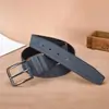 Novo Cinto Masculino Cinto de Couro Estilo de Alto Padrão Versátil para Negócios Fivela de Pino de Liga Venda Quente Transfronteiriça