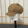 Gorro lindo estilo coreano con orejas de gato para mujer, sombrero octagonal versátil y que adelgaza el rostro, boina de nube, gorro de artista estilo japonés, moderno