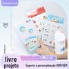 Adesivos de Bolha Hidráulicos com Relevo 3D Divertidos DIY para Crianças Fofos Desenhos Animados Planejador Adesivos de Bolha com Relevo Personalização