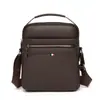 Mochila Popular Masculina Transfronteiriça, Bolsa de Couro de Alta Qualidade Leve para Negócios com Grande Capacidade e Múltiplos Bolsos, Bolsa de Ombro Masculina que Pode Ser Carregada na Mão