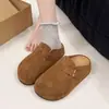 Zapatos Birkenstock para Mujer 2026 Nuevos para Viajar al Trabajo al Aire Libre Suela Gruesa Slip-On Casual Retro Punta Cerrada Medias Zapatillas Zapatos para Mujer