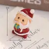 Venda Direta de Fábrica de Mini Enfeites de Papai Noel de Resina, Decoração de Cena de Natal, Decorações de Rena para Vitrine Atacado