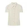 Fabricantes Mayoristas de Ropa para Mujer Transfronterizos Primavera 2026 Nuevas Camisas de Estilo Europeo y Americano Ajuste Delgado Versátiles Textura de Satén de Seda