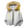 2026 Novo Inverno Transfronteiriço Masculino Zhaoshandiao Suéter com Capuz Tricô Tamanho Grande Casual Solto Jaqueta Cardigan