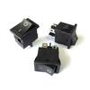 15 * 21mm sem luz com luz 4 pés 2 engrenagens com luz KCD1-104 interruptor tipo barco 6A 250V interruptor basculante