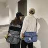 Bolsa de Ombro para Trabalho Masculina Marca Moderna Bolsa de Ombro Funcional Ins Bolsa Pequena da Moda Bolsa Transversal Estilosa de Rua Bolsa de Estudante Masculina