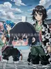 Cazador de demonios: Kimetsu No Yaiba Tanjiro Colgante de Fieltro Llavero de Mochila Lindo de Alto Valor Adorno Colgante de Tela No Tejida Periférico de Anime