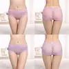Ropa interior de encaje para mujer talla grande sexy transparente sin costuras malla algodón entrepierna cintura media bragas venta al por mayor