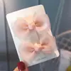 Pasador de Pelo de Lazo Accesorio para el Cabello Infantil Pasador de Pelo de Princesa de Malla Estilo Coreano Accesorio para el Cabello de Niñas Pinza de Pato Borgoña
