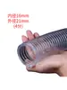 Tubo de Aço com Fio Transparente de PVC Espessado Resistente a Baixa Temperatura Resistente a Óleo Mangueira Tubo de Sucção para Bomba de Água Sem Odor Tubo a Vácuo