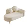 Salón de apartamento pequeño, sofá chaise longue de almacenamiento, sillón reclinable estilo europeo, dormitorio, mini tienda de ropa, área de descanso, individual, minimalista