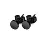 Brincos de bolo redondo transfronteiriço de 12 peças 8mm Brincos de aço inoxidável de madeira Amazon AliExpress ebay venda quente