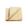 Malla para Sombrear Beige Patio Exterior Balcón Malla Protectora Solar Comercio Exterior Cifrada Engrosada Seis Canales Malla de Sombra Perforada