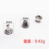 Rebites de Balde Meio Cobre 8-12mm Rebites de Cabeça Chata DIY Rebites de Fundo de Bolsa Rebites Anti-Desgaste para Bolsas Fabricante de Guangdong Atacado