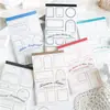 Serie de Cuadernos Poesía de Azúcar: Papel Base Decoración Materiales DIY para Diario con Borde Vintage, 30 Hojas en 6 Diseños