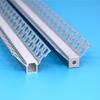 Tira de luz LED Perfil de aluminio negro en forma de U Montaje abierto Oculto Gabinete Armario Barra de luz de aleación de aluminio Carcasa 8X9mm