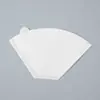 Filtro de Papel para Café Preparado à Mão Cônico em Formato V em Formato de Leque Ondulado Papel para Café Redondo Filtro de Papel Italiano em Estoque
