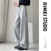 Pantalones deportivos de pierna ancha ajustados para mujer, nuevo modelo primavera y otoño 2026, cintura alta, caída fluida, para figura de pera, que ocultan las caderas, pantalones largos adelgazantes