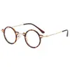 Gafas de sol retro steampunk europeas y americanas de montura pequeña para hombre se pueden combinar con gafas de lectura personalidad hip hop gafas de sol redondas mujer 9338
