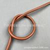 Venta Directa de Fábrica Cordón de Cuero PU de 6 mm de Espesor con Alma, Cuerda Redonda, Cordón de Ratán, Asa de Bolsa de Regalo Envuelto en Tela, Correa para Bolso DIY, Cuerda para Coser