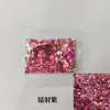 Pó Glitter Laser Misto Grosso e Fino Popular Transfronteiriço DIY Manicure e Maquiagem dos Olhos Folha de Glitter Facial Material Atacado