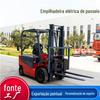 Fábrica de empilhadeira elétrica tipo carro empilhamento de carga caminhão alto uma máquina multiuso pequena empilhadeira elétrica de quatro rodas