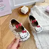 Zapatos de Princesa Lindos KT para Niñas Zapatos Individuales de Lunares para Bebé Otoño 2026 Nuevos Zapatos de Cuero de Dibujos Animados para Niños de Moda