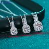 Collar Xindeyi de Plata de Ley S925 para Mujer con Cuatro Garras, Colgante de Bolsita de Moissanita, Cadena para Clavícula, Directo del Fabricante