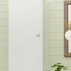 Gabinete de pared para baño, gabinete lateral para espejo, gabinete de pared, gabinete de almacenamiento delgado, gabinete decorativo para tocador, unidad de almacenamiento de pared