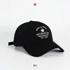 Boné de Baseball Estilo Coreano de Verão Bordado com Letras Color Block Secagem Rápida para Homens com Circunferência Craniana Grande, Boné de Bico de Pato Afina-Rosto para Mulheres, Proteção Solar e Respirável