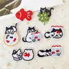 Gato Fofo Peixe Dourado Patch de Bordado Autoadesivo DIY Diário Bordado de Computador Patch Decorativo Adesivo de Tecido Atacado Transfronteiriço