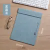 Bloc de Escritura de Cuero Spot para Oficina de Negocios Archivo 4S Pinza Magnética para Tablero de Conferencias Tablero de Escritura de Registro de Reuniones de Hotel