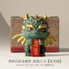 Ornamentos Pequenos Cor de Arenito Verde Estilo Chinês Atratores de Fortuna Dourados para Decoração de Entrada de Sala de Estar de Casa Mascote da Riqueza para Estação de Trabalho