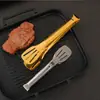 Atacado de Fábrica Clipes de Alimentos de Aço Inoxidável Espessados Clipes para Churrasco de Bife Pão Churrasco Clipes de Alimentos Estendidos Anti-Escaldamento