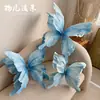 Flores de Papel Artístico de Mariposas Grandes para Exteriores Mariposas de EVA para Exteriores Adornos de Decoración para Escaparates y Bodas