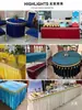 Toalha de Mesa de Casamento, Saia de Mesa para Buffet de Aniversário, Toalha de Mesa com Franjas de Veludo para Oferenda a Buda, Toalha de Mesa para Templo de Buda, Capa de Mesa