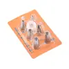 Set pequeño de 6 boquillas de acero inoxidable con convertidor para galletas, profiteroles, crema, pastel, herramientas de repostería al por mayor