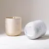 Directo de fábrica a mapa personalizado tarros de velas de aromaterapia americanos oro y plata chapado en oro cepillado olla de aromaterapia de cera de frijol