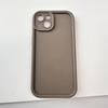 Apple 17Pro Color Sólido TPU Adecuado para iPhone16E Rojo Año Nuevo Arena Diamante Estuche para Teléfono DIY 15 Airbag Anti-Caída