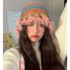 Sombrero de Pescador Retro Colorido para Mujer 2024 Nuevo Otoño e Invierno Cálido Grueso Sombrero de Cubo Protege Orejas Sombrero de Lana Tejido