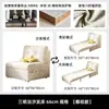 Cama Sofá Estilo Crema Apartamento Pequeño Multifuncional Doble Propósito Sala de Estar Mismo Estilo de Celebridad de Internet Retráctil Balcón Sofá Plegable Individual