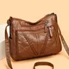 Bolsa tote simples retrô para mulheres no atacado, nova bolsa de ombro de grande capacidade para mães, bolsa transversal moderna para pessoas de meia-idade e idosos