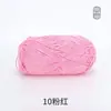 Xuefeier Bola de Lã de Algodão Leite de 5 Fios Não Forma Bolinhas Fio de Algodão Penteado de Cinco Fios Tricotado à Mão para Bebê DIY Boneca Fofa