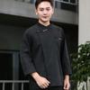 Outono e inverno francês ocidental restaurante cozinha cantina chef roupas manga longa panificação bolo loja roupas de trabalho vestido de mestre ocidental