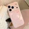 Diseño de pastel de gato de dibujos animados, cobertura total, apto para funda de teléfono iPhone 18 Pro Max, soporte Apple 17, 16 magnético, 15
