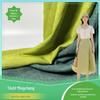 Duas cores sarja poliéster antirrugas fino oblíquo pano BS093 vestido moda roupa nacional tecido terno fino