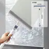 Herramienta para Limpiar Vidrios Doble Cara Hogar Encimera de Baño Espejo Rascador de Nieve Rascador de Agua Herramienta de Limpieza Limpiaparabrisas