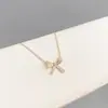 Collar de Lazo de Verano Lujo Accesible Diseño de Nicho 2021 Nueva Cadena para Clavícula de Mujer Joyería de Cuello de Gama Alta